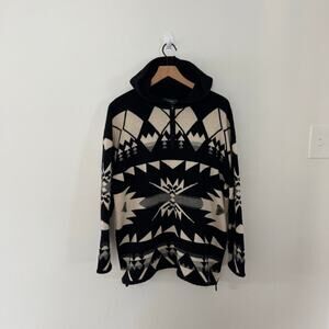 Ralph Lauren Women's South Western Inspired 100% Lambswool Pullover Size Medium